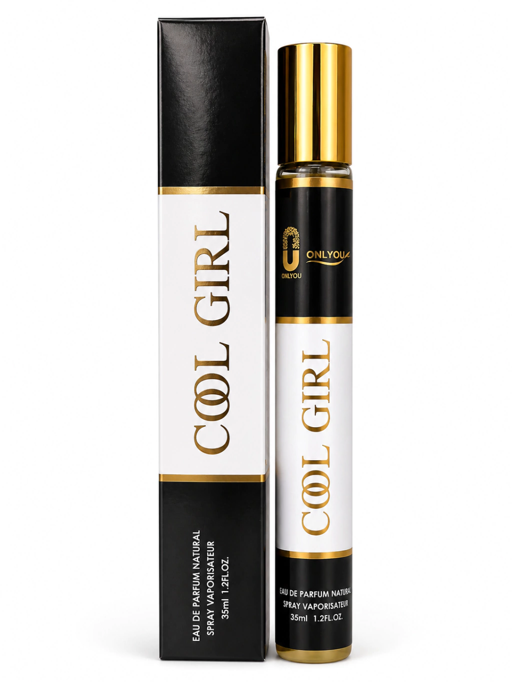 Perfume en tubo Onlyou Cool Girl negro 35ml